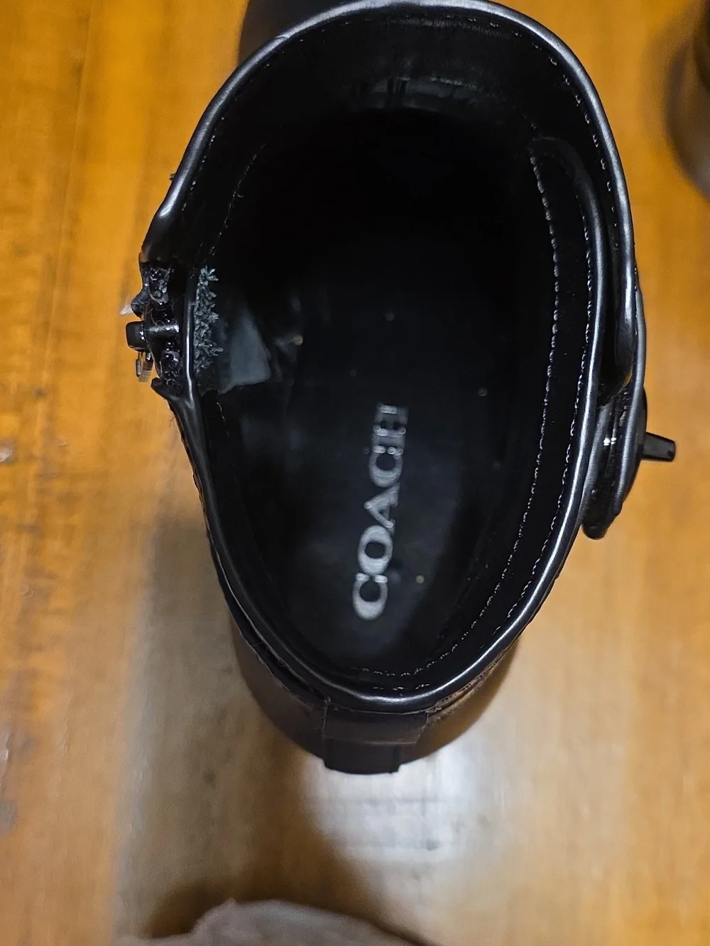 Coach Patricia leather ankle boots With Box And Book Style No. 34A00235-BBK - Picture 7 of 16